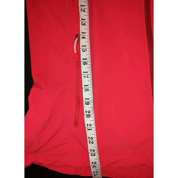 Mountain Hardware Jacket Womens Lg Coral Peach Hiking Zip Pockets Packable Gorp* - Picture 7 of 11